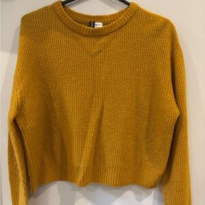 H&M Mustard Crewneck Sweater